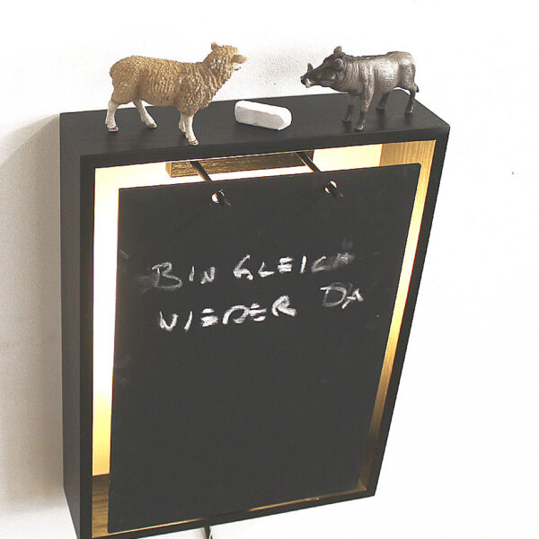 Wandleuchte schwarz