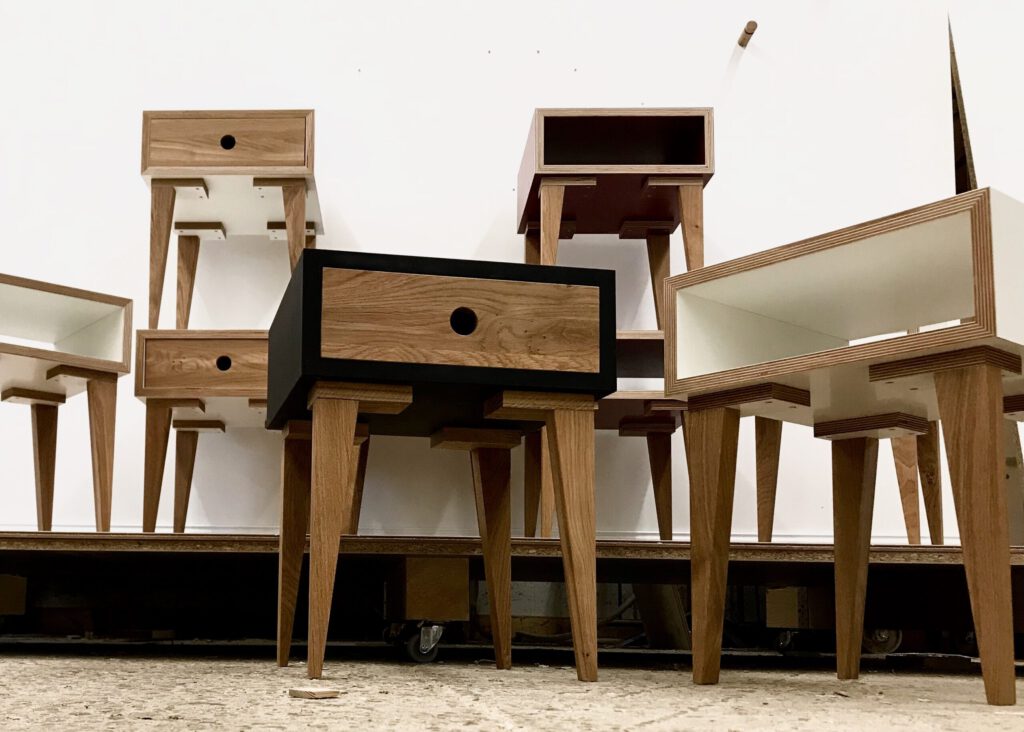 Hocker mit Stauraum