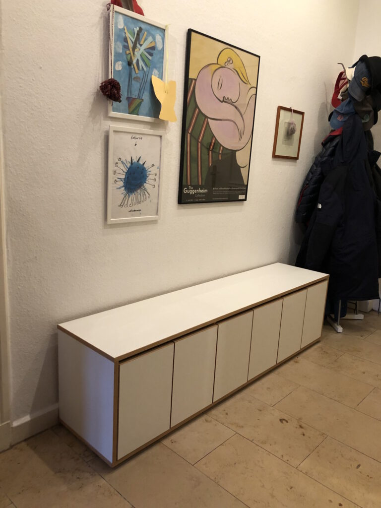 Schuhbank Scott 175 - im Flur, mit sechs Türen