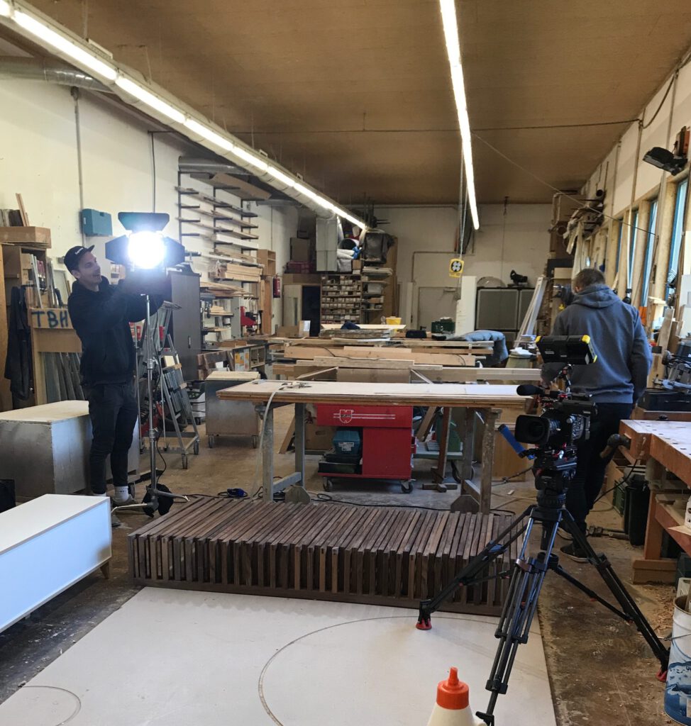 Film Janson in der Werkstatt