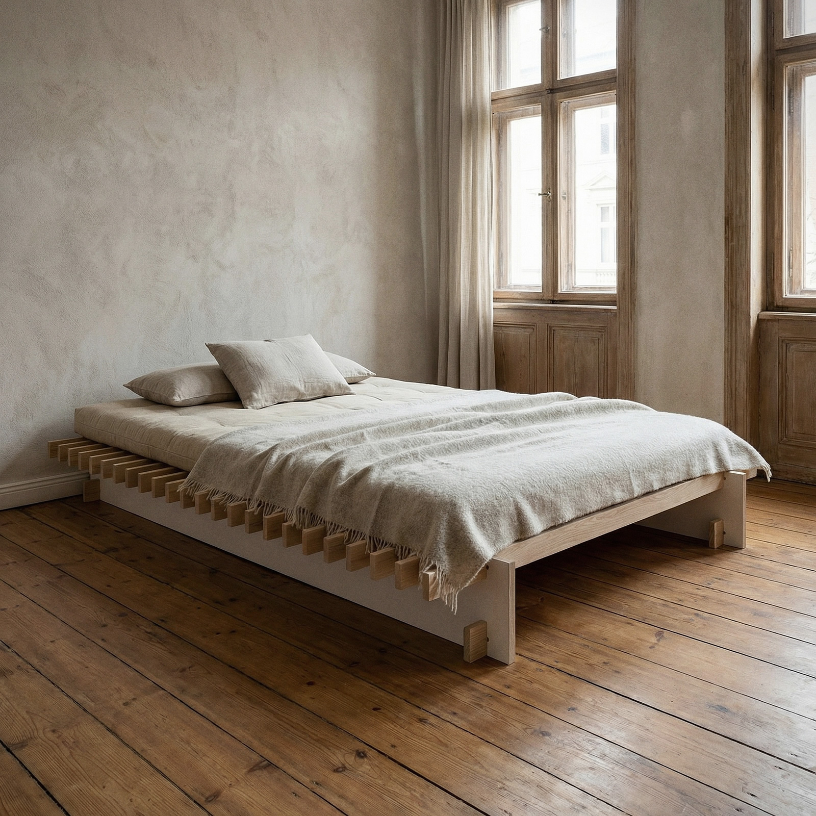 Futonbett Jakiko Ambiente, mit Futon, Kissen und Decke