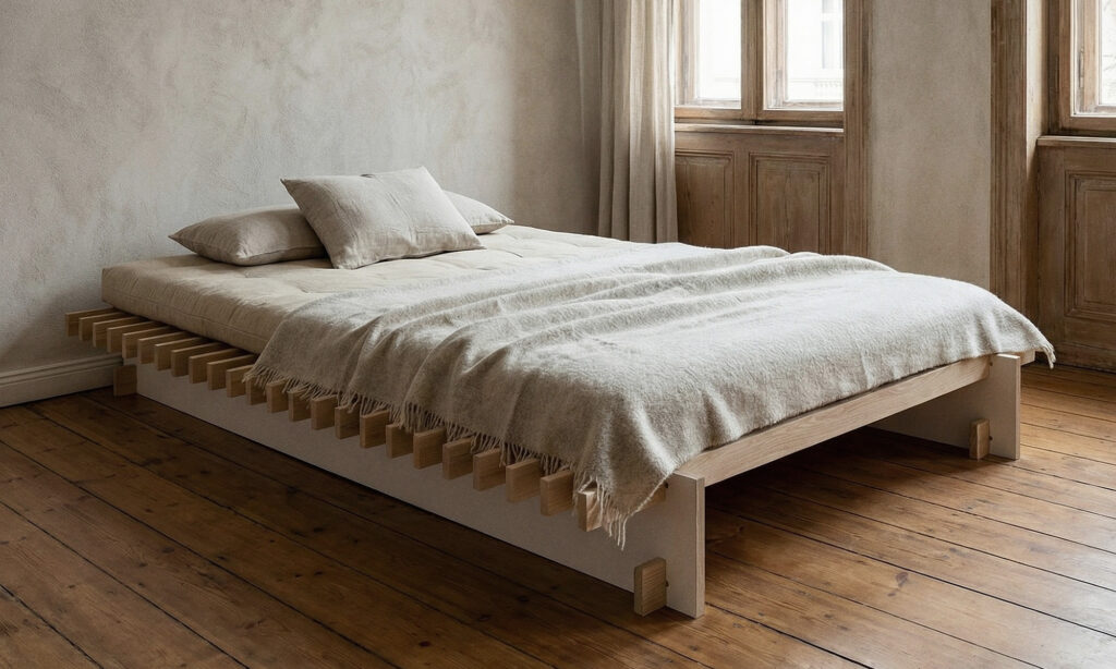 Futonbett Jakiko Ambiente, mit Futon, Kissen und Decke