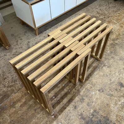 Ausziehhocker Yin Yang Eiche