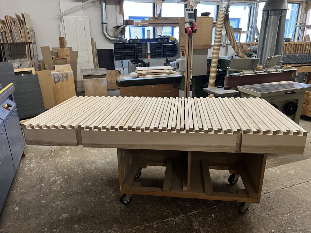 Ausziehbett Osu in der Werkstatt