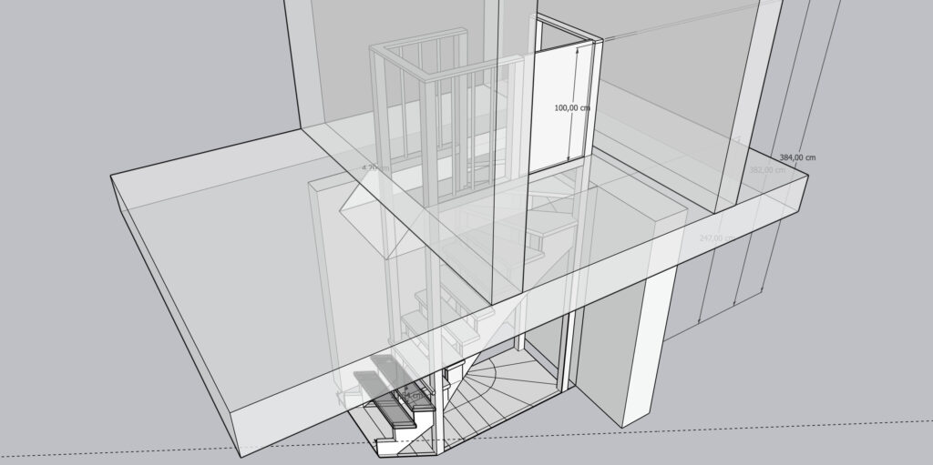 Treppe Planung, Konstruktion