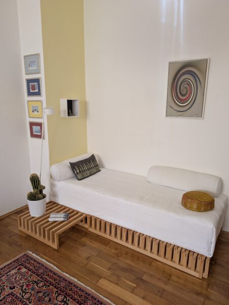 Ausziehbett Yin Yang Buche